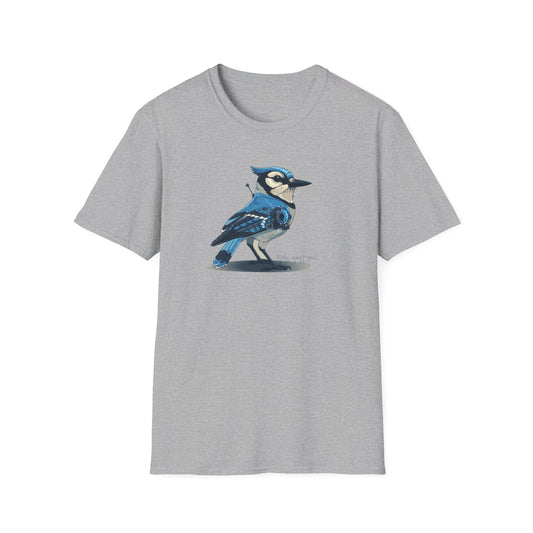 Birds Aren't Real Blue Jay Unisex Softstyle T-Shirt