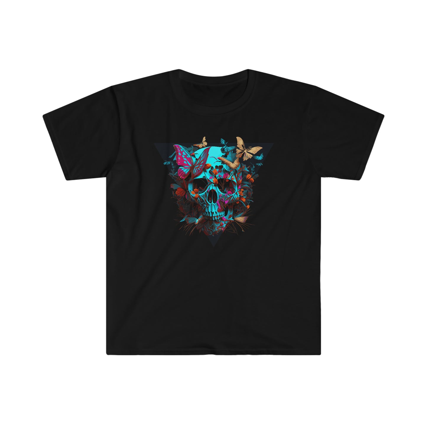 Butterfly Calaveras Unisex Softstyle T-Shirt