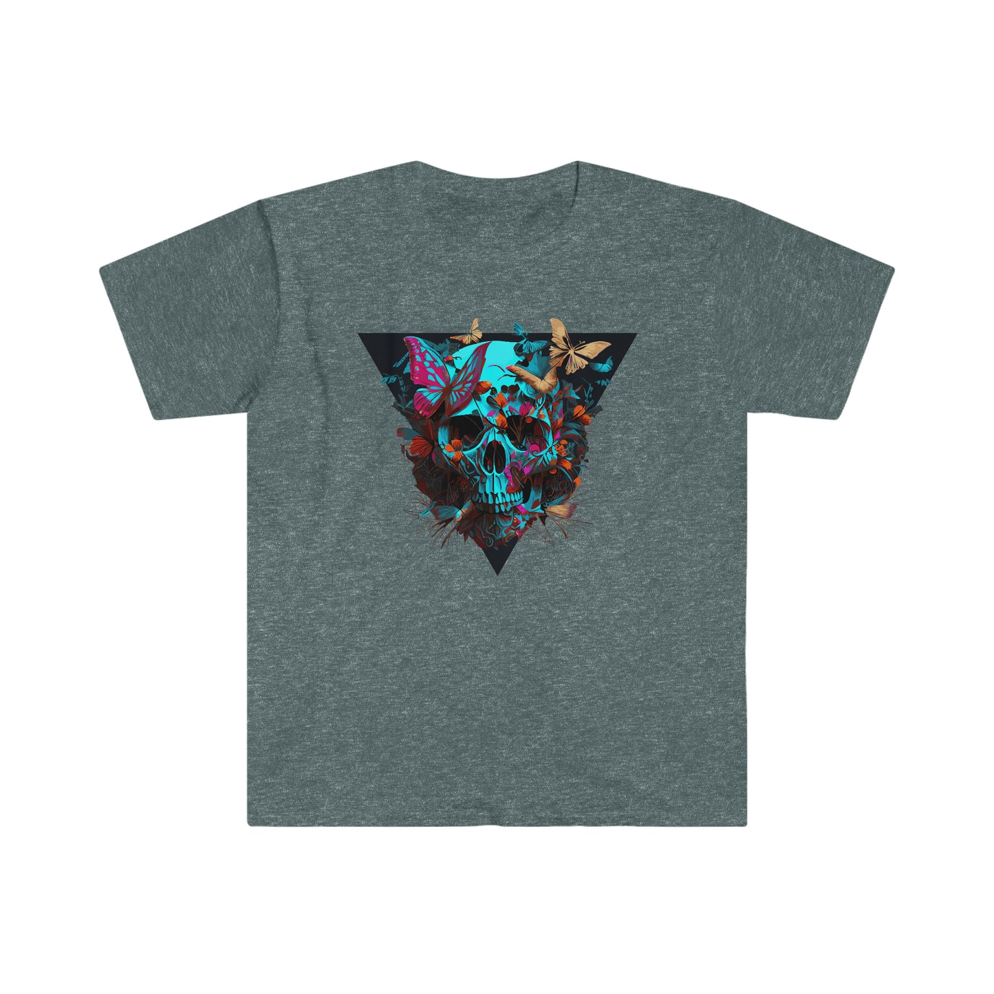 Butterfly Calaveras Unisex Softstyle T-Shirt